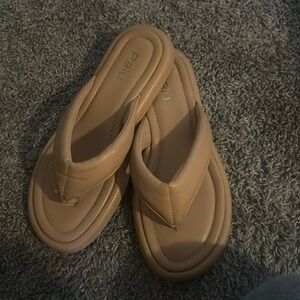 palu tan flip flops